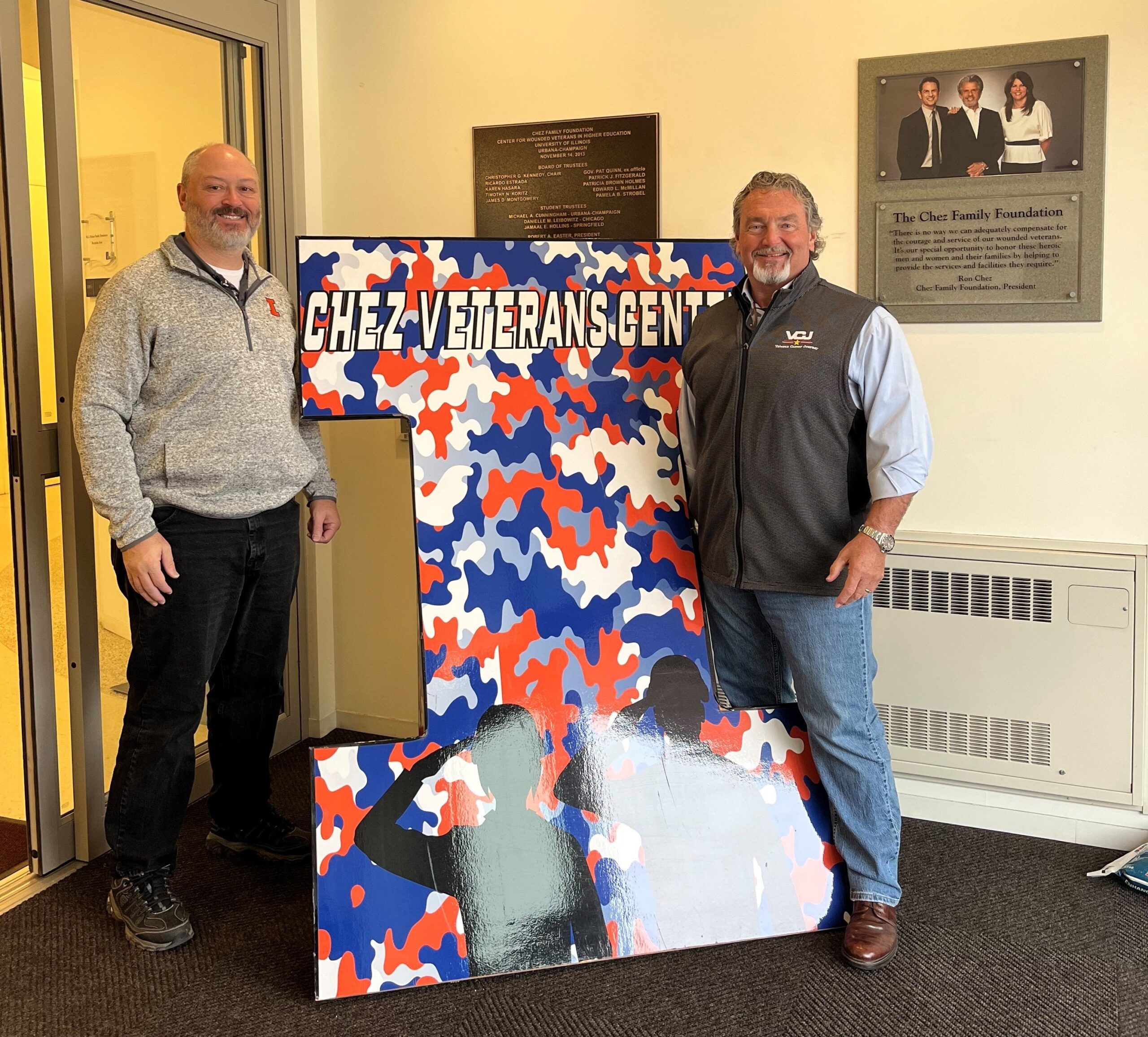 VCJ and the University of Illinois' Chez Veteran Center Open the Door to a Great New Partnership!